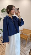 LACİVERT 2966 BÜZGÜLÜ GÖMLEK 