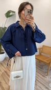 LACİVERT 2966 BÜZGÜLÜ GÖMLEK 