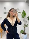 LACİVERT 2997 ÖRME CEKET