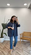 LACİVERT 3005 PİLE DETAY GÖMLEK