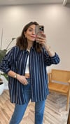 LACİVERT 3005 PİLE DETAY GÖMLEK