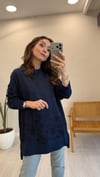 LACİVERT 3013 MODAL TUNİK 