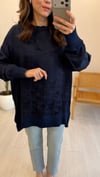 LACİVERT 3013 MODAL TUNİK 
