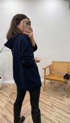 LACİVERT 3036 KANGURU CEP HIRKA 