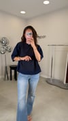 LACİVERT 3151 BÜZGÜLÜ TİŞÖRT