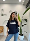 LACİVERT 31776 KETEN TSHİRT