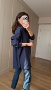 LACİVERT 3272 BONCUK İŞLEME GÖMLEK