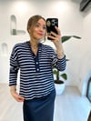 LACİVERT 3358 ÇİZGİLİ SWEAT