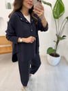 LACİVERT 33650 KAPŞONLU TAKIM