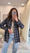 LACİVERT 3386 EKOSE GÖMLEK 