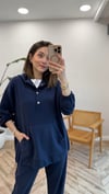 LACİVERT 34478 ÇITÇITLI KANGURU TAKIM