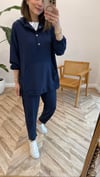 LACİVERT 34478 ÇITÇITLI KANGURU TAKIM