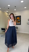 LACİVERT 34529 TAŞLI PİLİSE  ETEK 