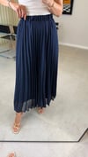 LACİVERT 34529 TAŞLI PİLİSE  ETEK 