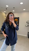 LACİVERT 3460 NAKIŞ DETAY GÖMLEK