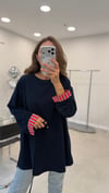 LACİVERT 3521 GARNİLİ SWEAT 