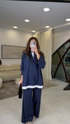 LACİVERT 3586 DÜĞME DETAY TAKIM 