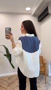 LACİVERT 3801 GARNİ GÖMLEK 