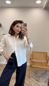 LACİVERT 4088 KETEN PANTOLON