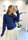 LACİVERT 4088 SİMLİ ANGORA HIRKA 