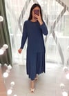 LACİVERT 4125 PİLİSELİ TUNİK TAKIM