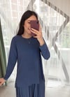 LACİVERT 4125 PİLİSELİ TUNİK TAKIM