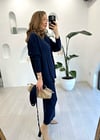 LACİVERT 4197 TRİKO HIRKA ELBİSE 