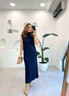 LACİVERT 4197 TRİKO HIRKA ELBİSE 