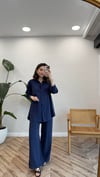 LACİVERT 4331 GÖMLEK TAKIM