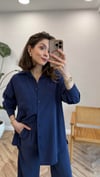 LACİVERT 4331 GÖMLEK TAKIM