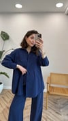LACİVERT 4331 GÖMLEK TAKIM