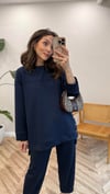 LACİVERT 4384 ÇITÇIT DETAY TAKIM