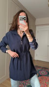 LACİVERT 4438 FERMUARLI KAP 