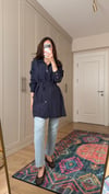 LACİVERT 4438 FERMUARLI KAP 