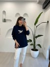 LACİVERT 4446 AKSESUARLI SWEAT
