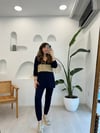 LACİVERT 4478 GOLD DETAY TAKIM