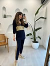 LACİVERT 4478 GOLD DETAY TAKIM