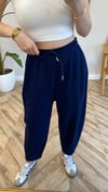 LACİVERT 4492 KESİK DETAY PANTOLON