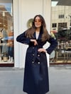 LACİVERT 4551 ROSA BLAZER TRENÇ 