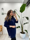 LACİVERT 4577 FERMUARLI KAZAK 