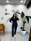 LACİVERT 4673 SÜET SATEN TAKIM