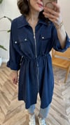 LACİVERT 4978 FERMUARLI KAP 