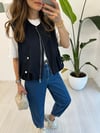 LACİVERT 5086 YANDAN CEPLİ YELEK 