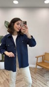 LACİVERT 5135 KISA GÖMLEK 