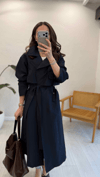 LACİVERT 5228 TRENÇKOT 