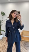 LACİVERT  5315 FERMUARLI TAKIM