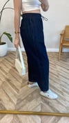 LACİVERT 5846 KONİK DENİM PANTOLON 