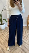 LACİVERT 5927 NERVÜRLÜ DENİM PANTOLON