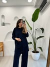 LACİVERT 5960 KREP PANTOLON TAKIM