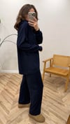 LACİVERT  5974 KAPÜŞONLU TAKIM 